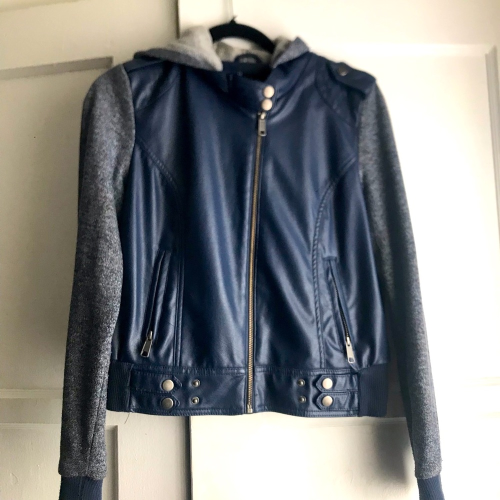 Faux leather jacket for women size medium